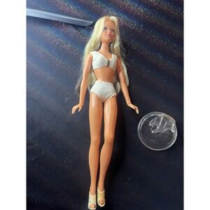 Vintage TUESDAY TAYLOR DOLL Blonde/Brown Hair Color Change Swivels 1975 Ideal